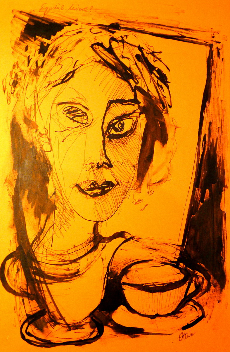 29- Ilustrácia k zbierke Wernke Bernáth VI. (23x 35)