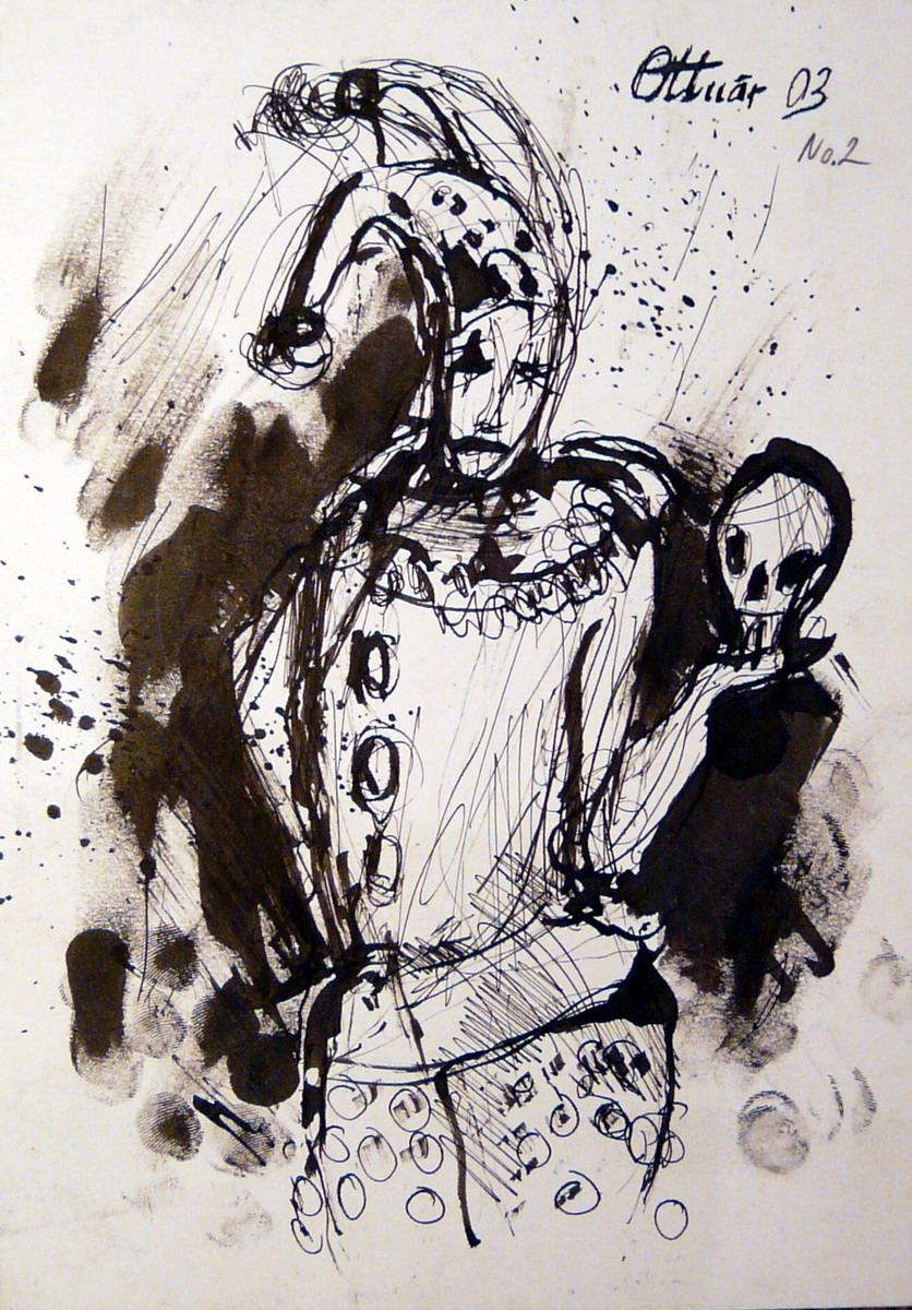 31- Ilustrácia k zbierke Wernke Bernáth VIII. (15 x 21)